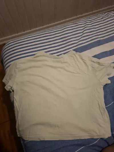 Polera Diadora verde beige talla M - miniatura 1