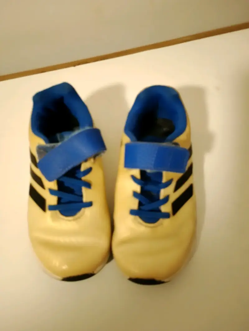 Zapatillas deportivas infantiles Adidas Messi amarillas - 1