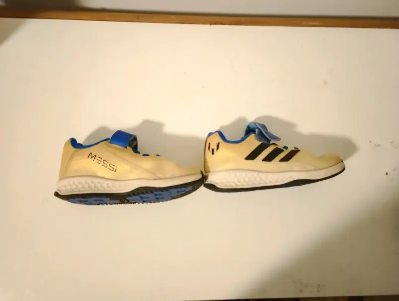 Zapatillas deportivas infantiles Adidas Messi amarillas - 3