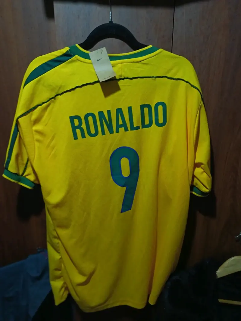 Camiseta de fútbol Brasil Ronaldo nazario número 9 - 2