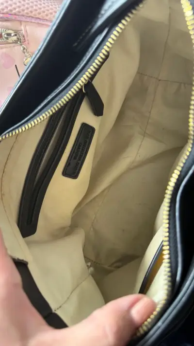Bolso Valentino negro y beige elegante - miniatura 4