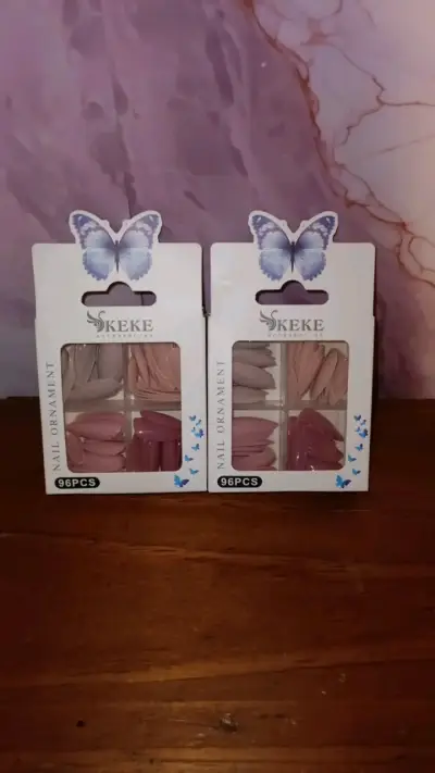 Set de Uñas Postizas Decorativas Skeke 96 Piezas - miniatura 1