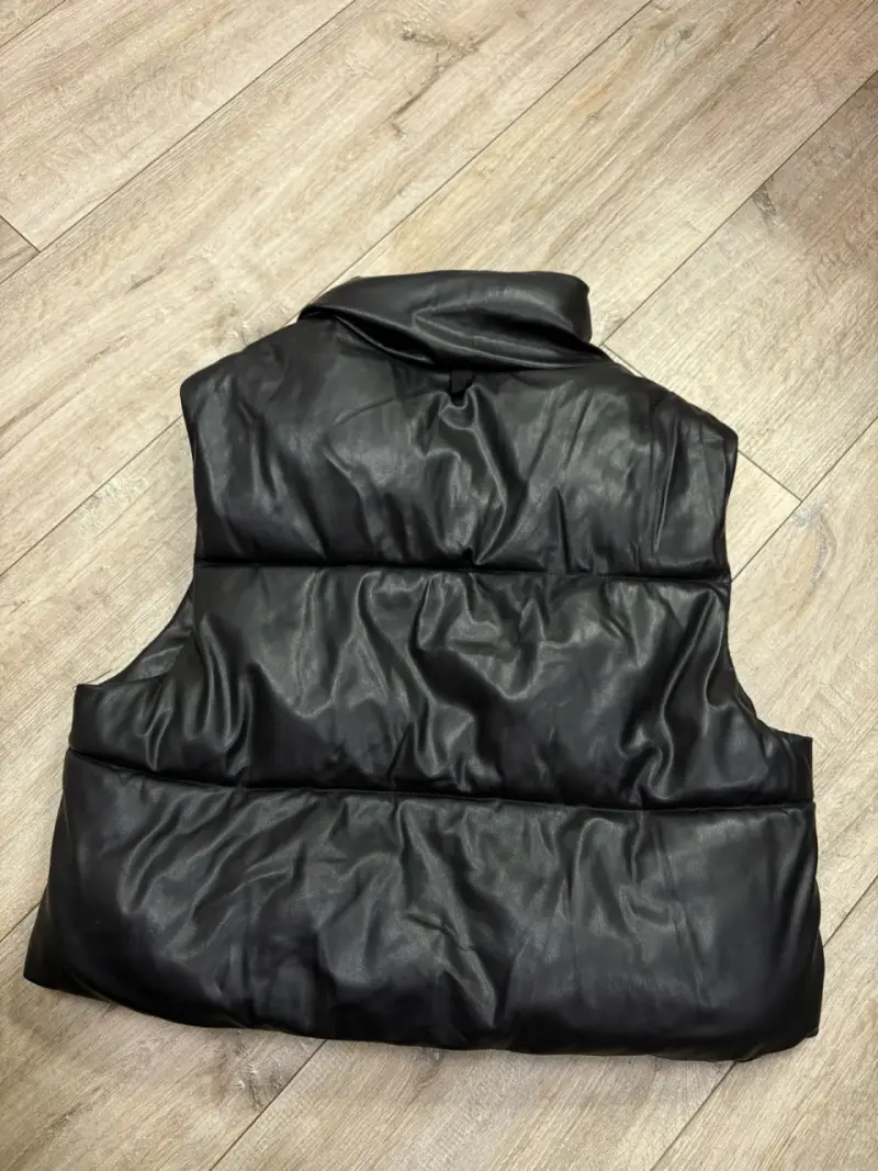 Chaleco acolchado negro Zara para mujer - 2