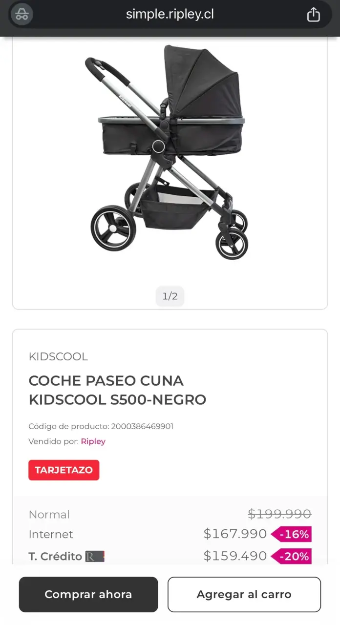 Coche cuna, Silla nido y Mochila pañalera - 2