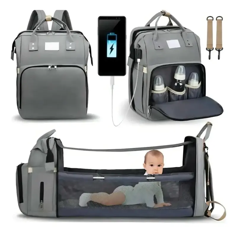 Coche cuna, Silla nido y Mochila pañalera - 5