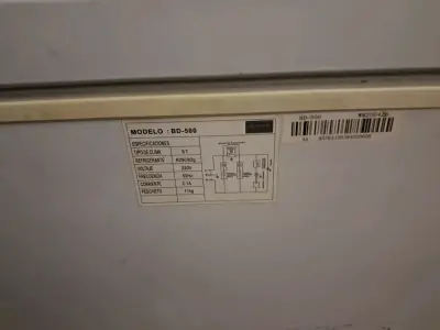 Congelador horizontal Arnaldoe BD-500 71kg - miniatura 1