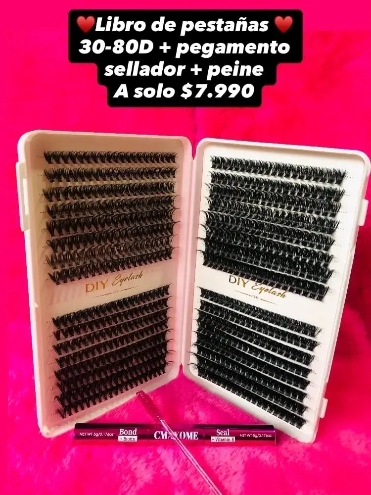 Kit de Extensiones de Pestañas 30-80D