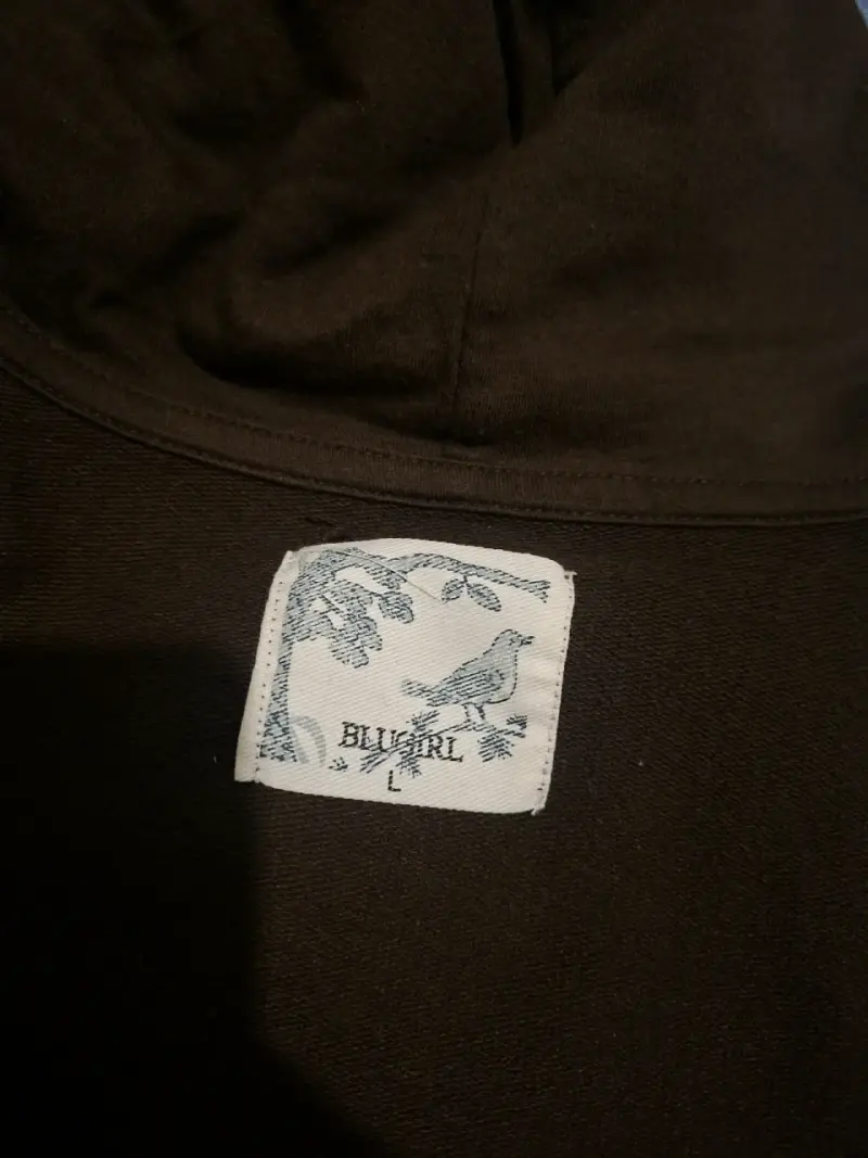 Polerón con capucha café Bluegirl talla L - 3