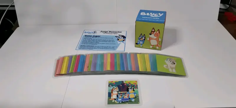 Juego de memorice Bluey Plastificado - 2