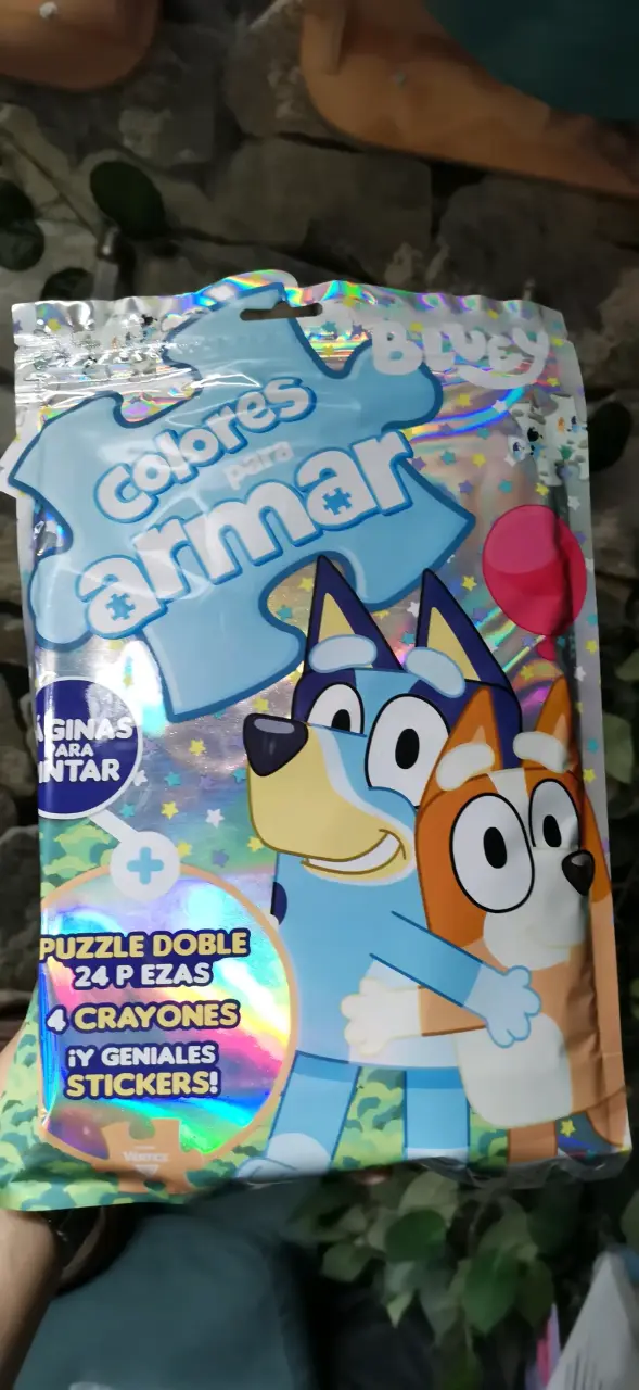 Puzzle Doble para Armar de Bluey - 1