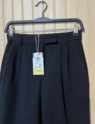 Pantalones de vestir negros para mujer - miniatura 1