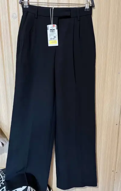 Pantalones de vestir negros para mujer - miniatura 3