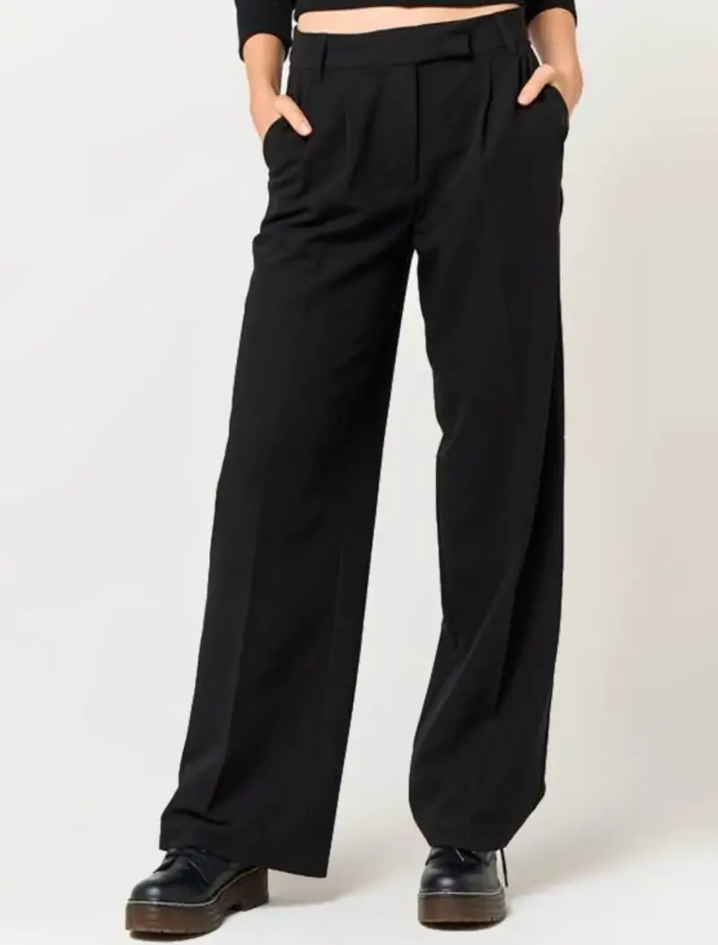 Pantalones de vestir negros para mujer - 4