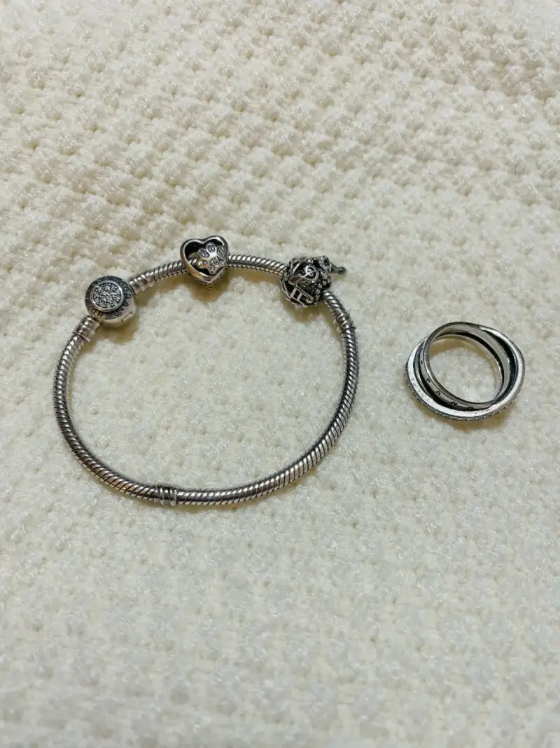 Pulsera de plata con Charms tipo Pandora - 3