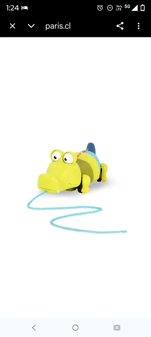 Juguete de arrastre cocodrilo para niños