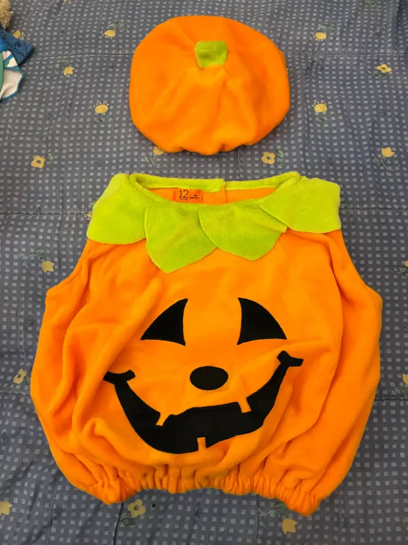 Disfraz de calabaza para bebé talla 12 meses