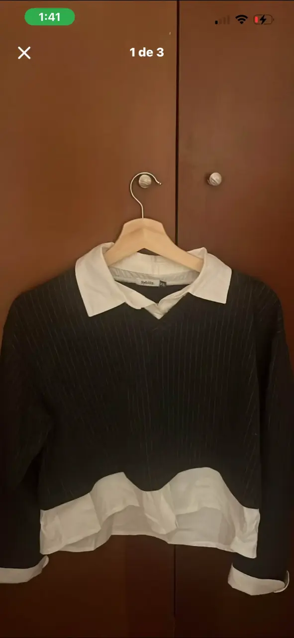 Top camisa sybilla Xs - 1