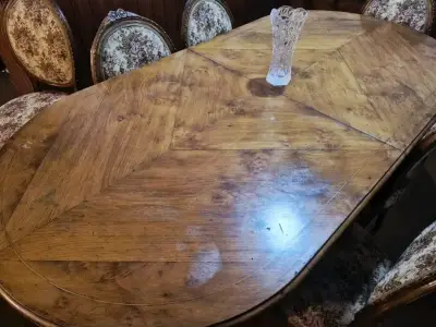 Mesa de comedor Luis XVI - miniatura 1