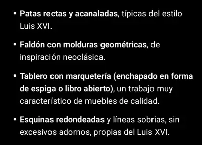 Mesa de comedor Luis XVI - miniatura 4