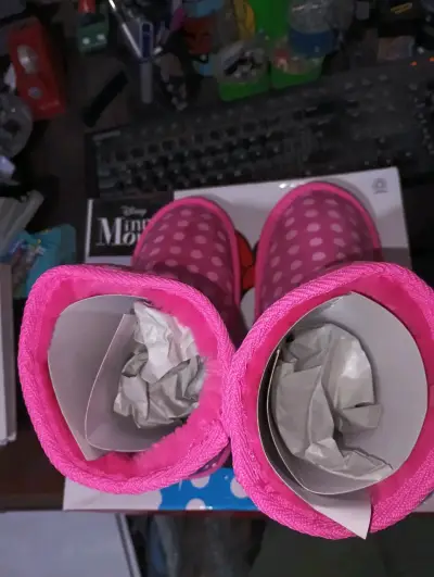 Pantubotas Minnie Mouse rosadas para niñas - miniatura 3