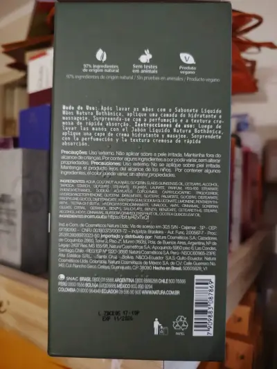 Crema Hidratante para Manos Natura Bothánica 230ml - miniatura 2