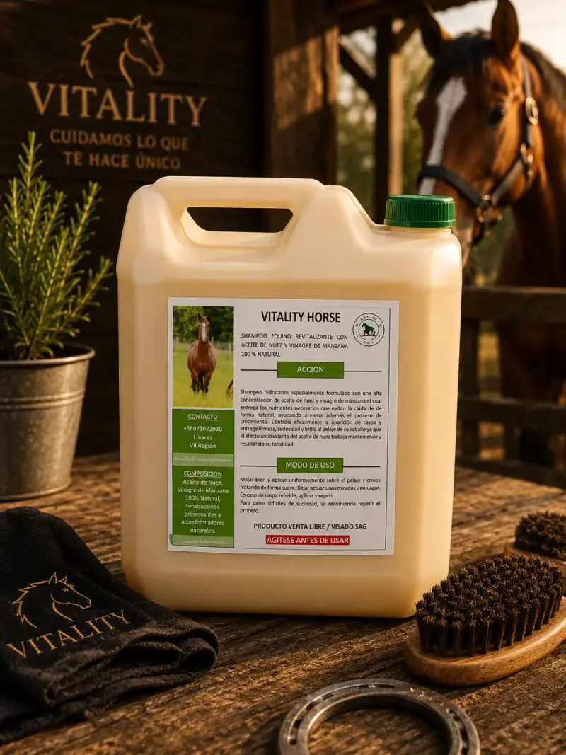 Shampoo equino Vitality Horse