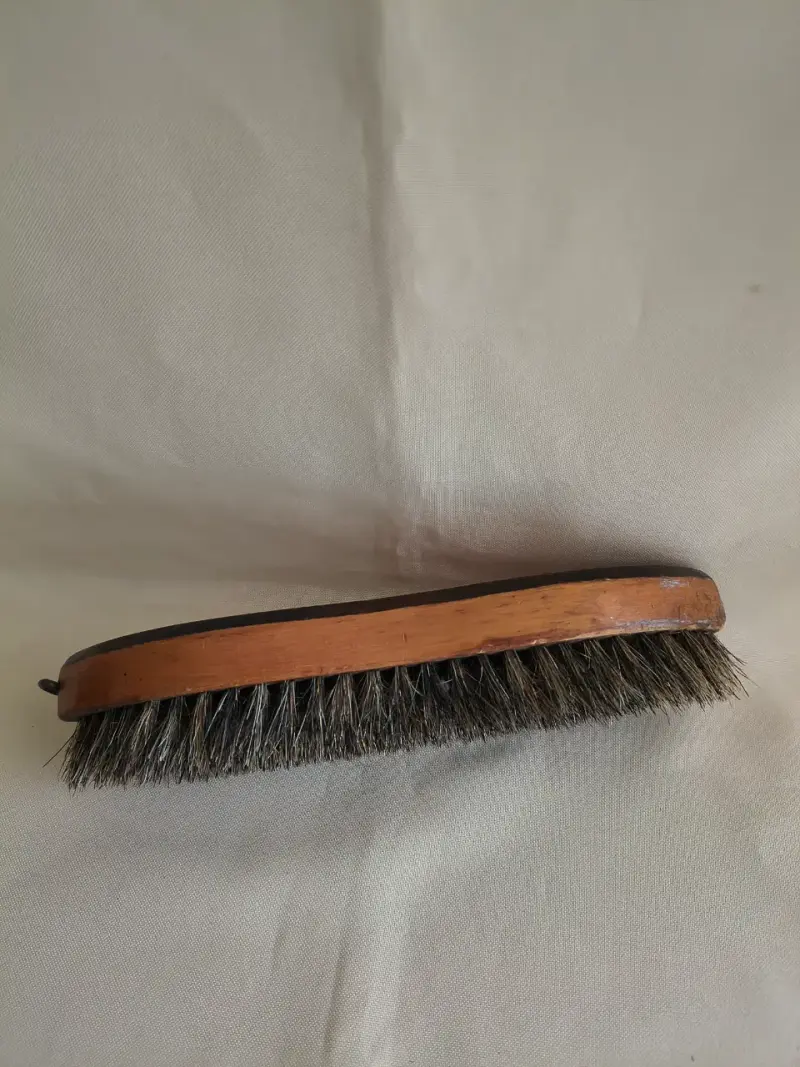 Cepillo Vintage de madera para limpieza de ropa - 3