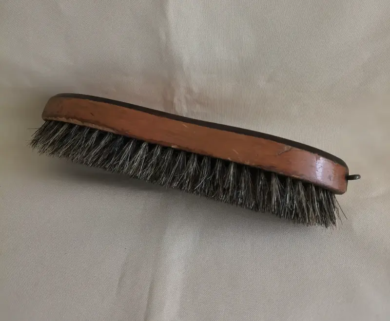 Cepillo Vintage de madera para limpieza de ropa - 5