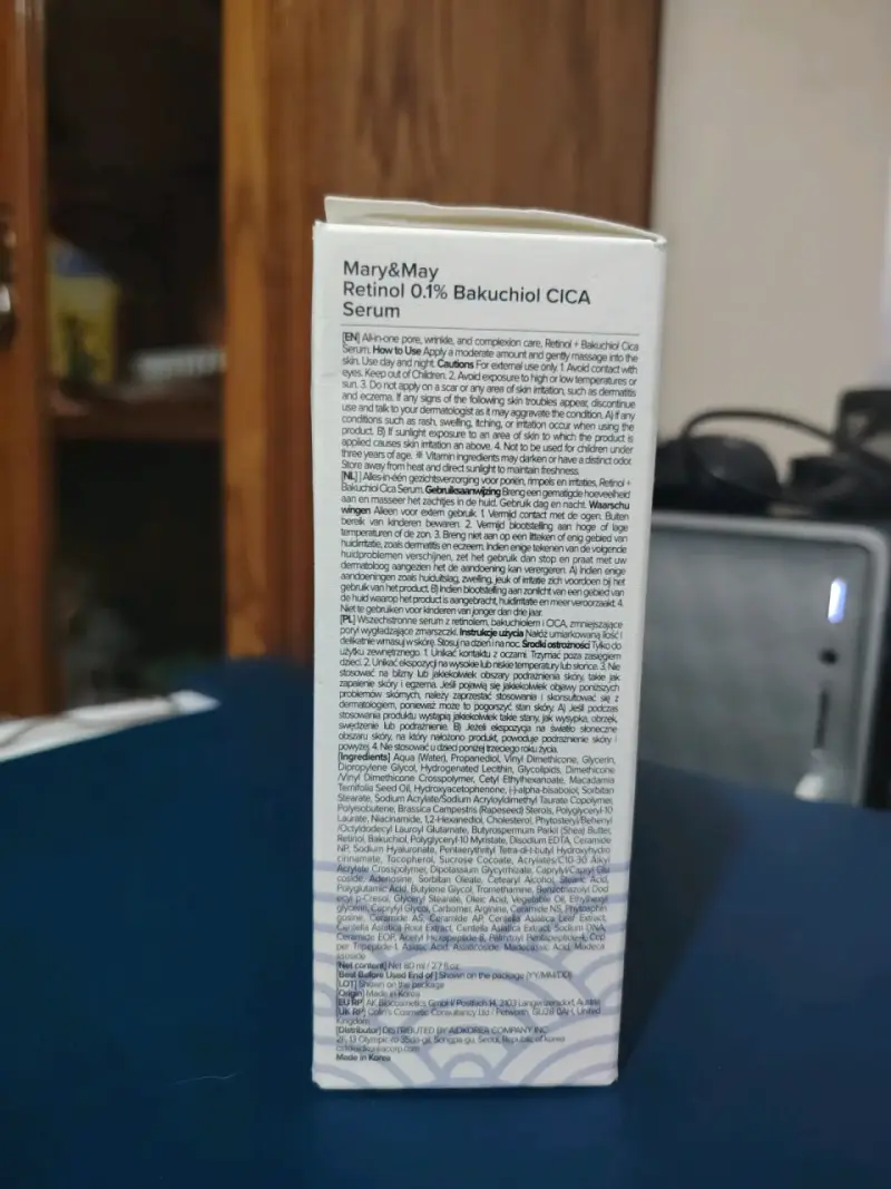 Sérum Vegano Retinol 0.1% Bakuchiol Cica Mary & May - 3