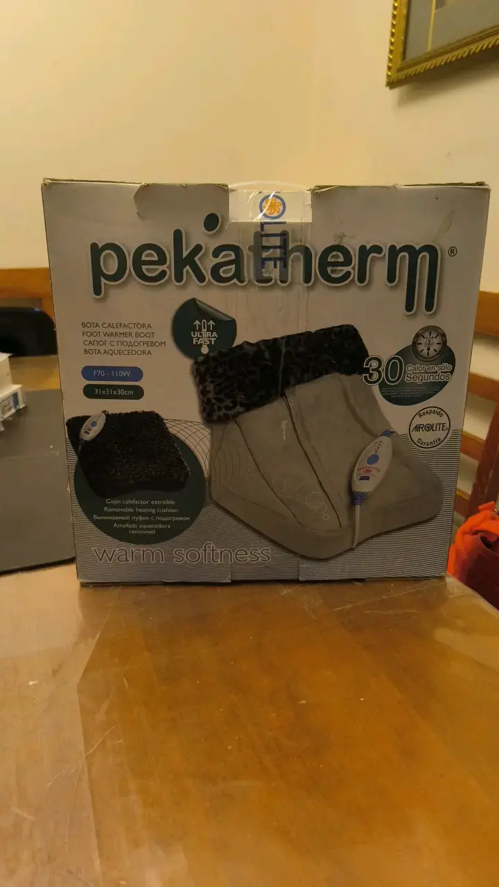 Bota calefactora Pekatherm con control de temperatura - 1