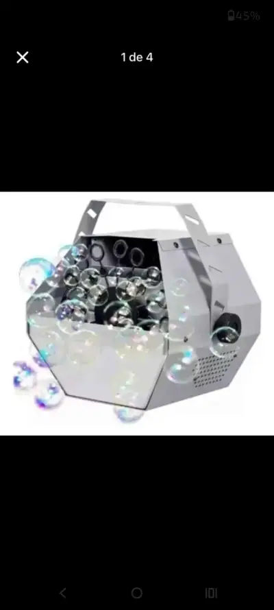 Máquina Profesional de Burbujas para Eventos - miniatura 4