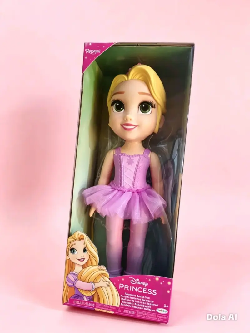 Muñeca Rapunzel Disney Princesa con Vestido Lila