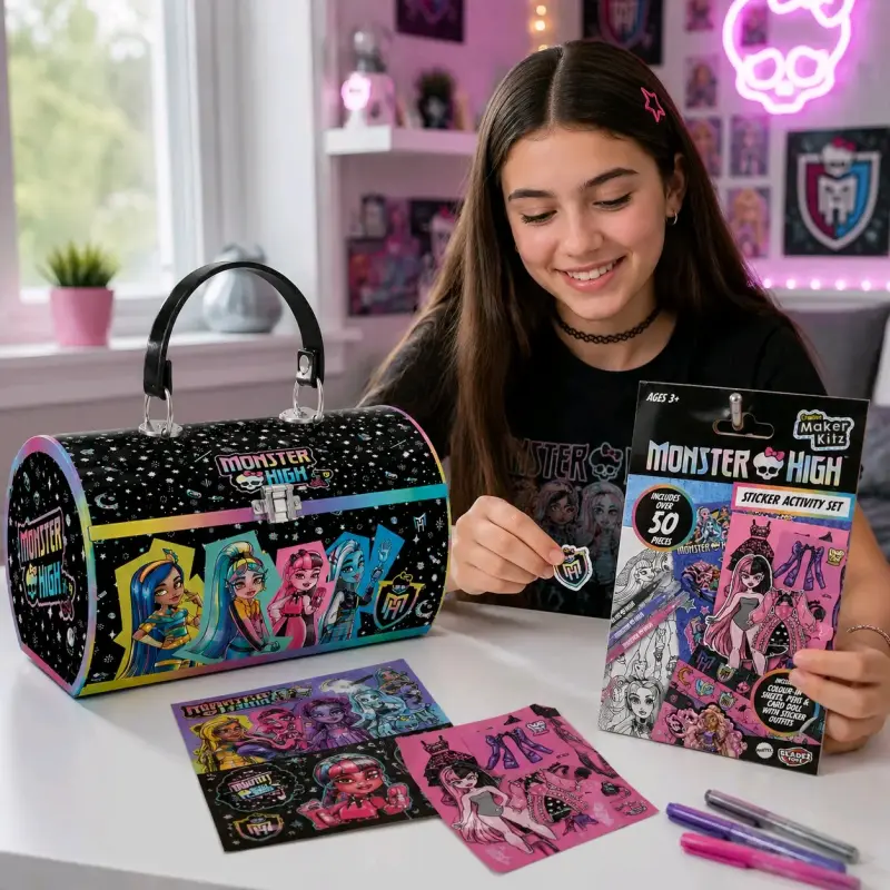 Set cartera y Actividades Monster High Stickers - 1