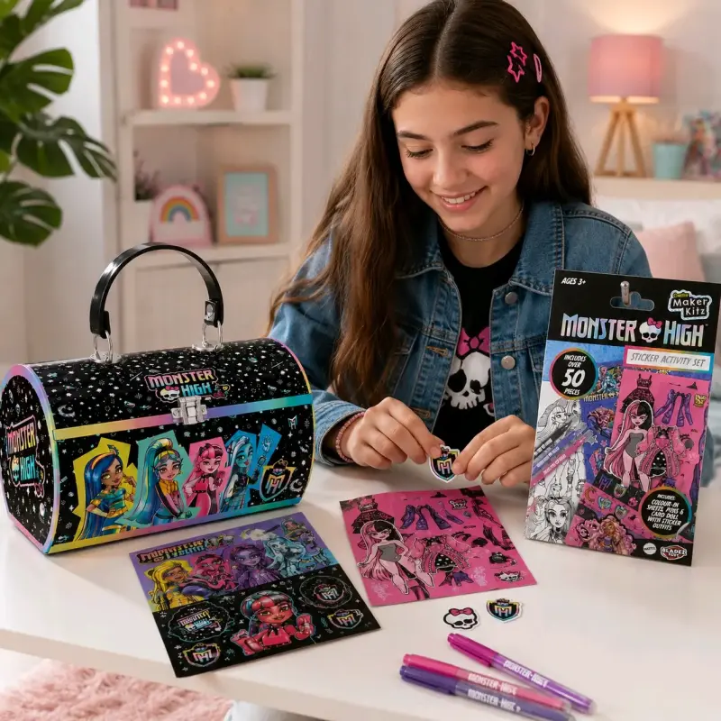 Set cartera y Actividades Monster High Stickers - 3