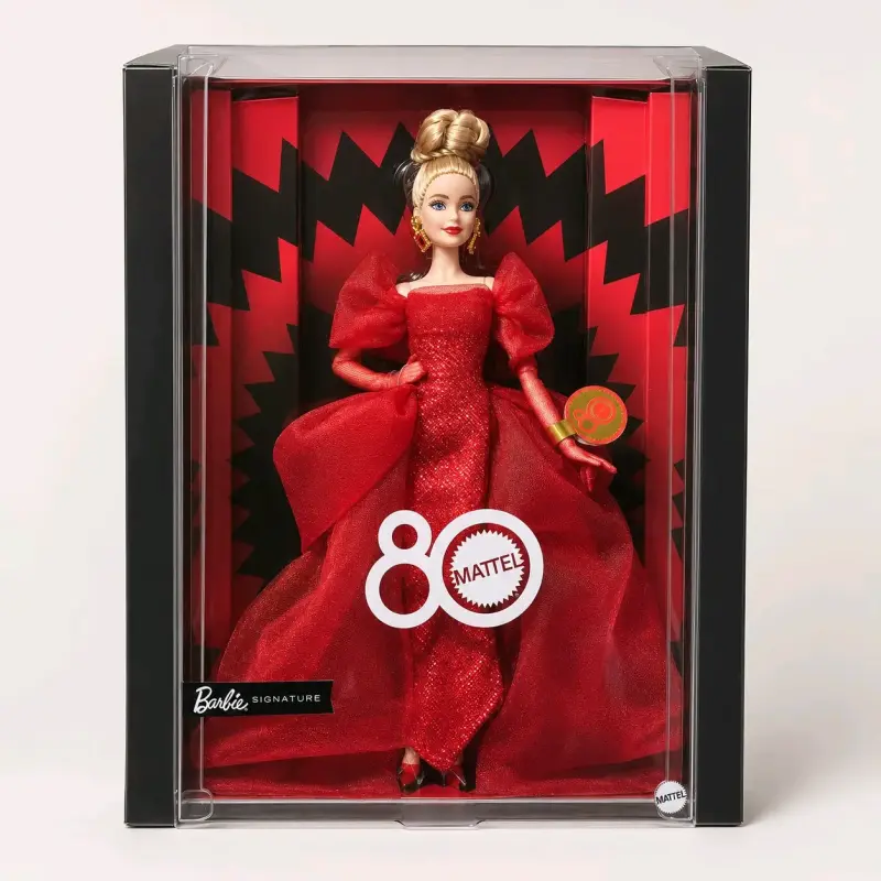 Muñeca Barbie Signature 80 Aniversario Mattel