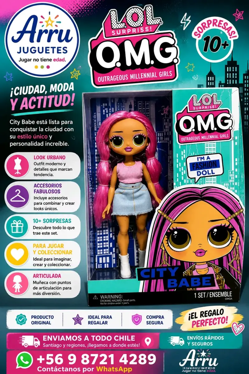 Muñeca LOL Surprise OMG City Babe con Sorpresas