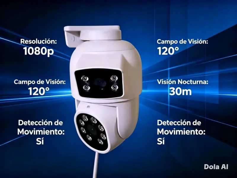 📹 CÁMARA DE SEGURIDAD INTELIGENTEVISION NOCTURNA - 1