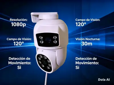 📹 CÁMARA DE SEGURIDAD INTELIGENTEVISION NOCTURNA - miniatura 1