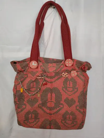Bolso de hombro Disney rojo con diseño estampado - miniatura 5