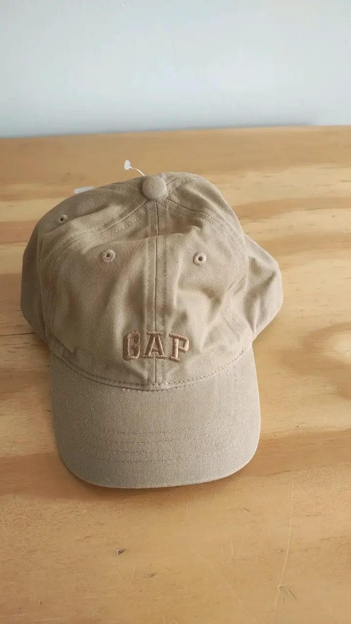 Gorra beige de algodón GAP kids - 1