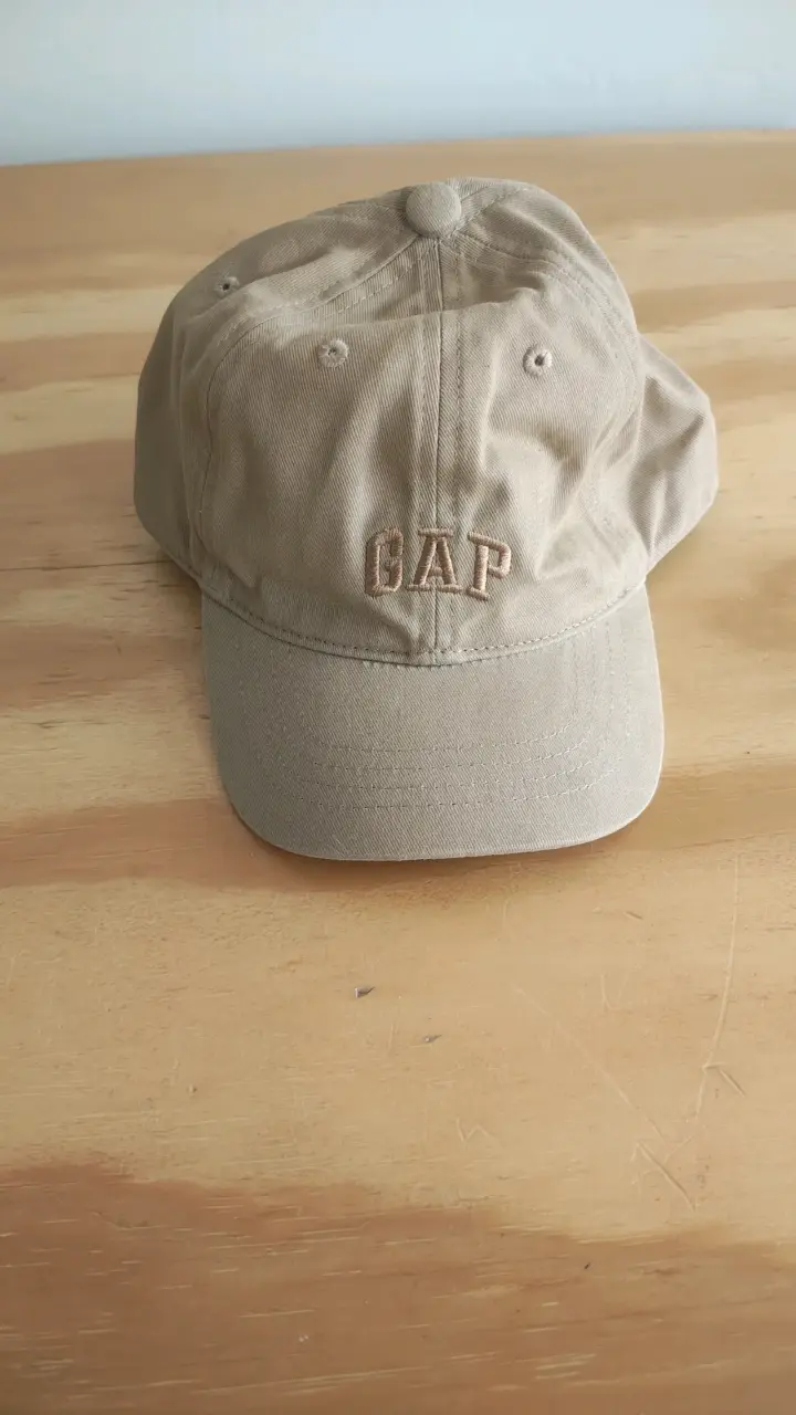 Gorra beige de algodón GAP kids - 3