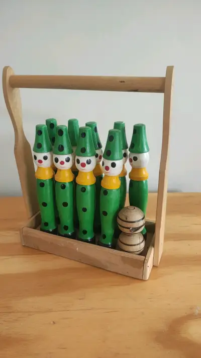 Juego Palitroques De Madera Chico - miniatura 1