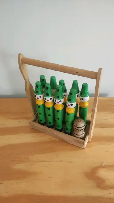 Juego Palitroques De Madera Chico - miniatura 2