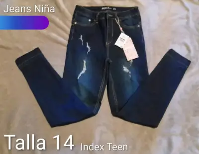 Jeans niña talla 14 Index Teen - miniatura 1