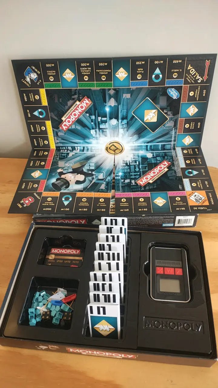 Juego de Mesa Monopoly Banco Electrónico - 1