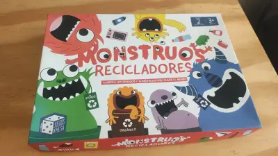 Juego de Mesa Monstruos Recicladores para Niños - miniatura 1