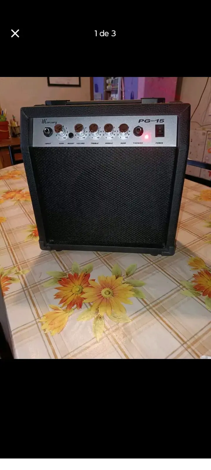 Amplificador Mercury PG-15 para guitarra