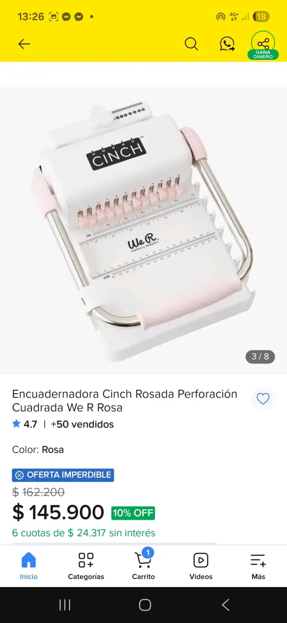 Encuadernadora Cinch We R Memory Keepers con Accesorios - 5