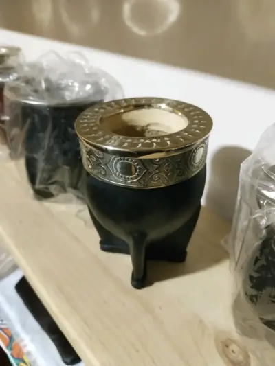 Mate de calabaza  virola cincelada - miniatura 1