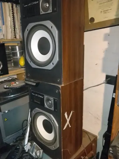 Parlantes Pioneer CS-522A vintage de madera - miniatura 1